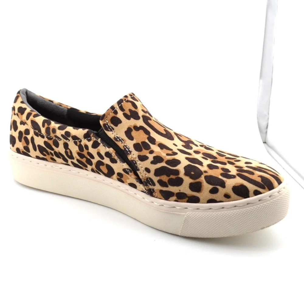 Dr Scholls Be Free Slip On Sneakers Casual Everyday Fall Leopard Print 10 Bold‎